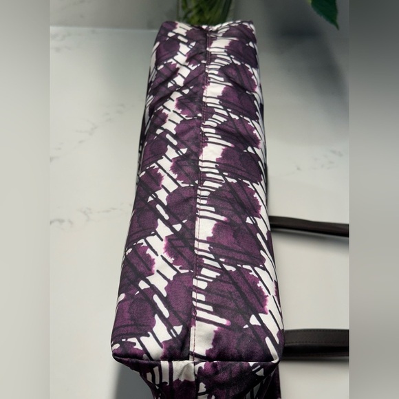 Henri Bendel  Izak Artistic Purple and Brown Tote Shoulder Bag + H.B. Dusty NWOT - Picture 12 of 13